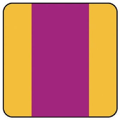 ユニット 配管識別ステッカー 放射能表示(中) 60×60 10枚組 AS.21M 1組(10枚) 745-7022（直送品）