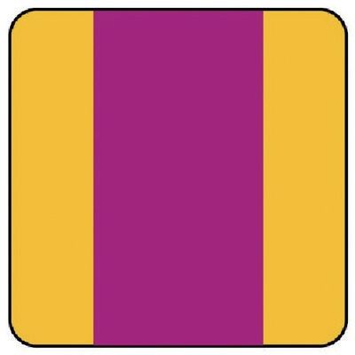 ユニット 配管識別ステッカー 放射能表示(極小) 30×30 10枚組 AS.21SS 1組(10枚) 745-7049（直送品）