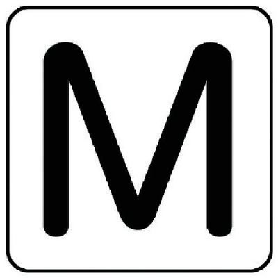 ユニット 配管ステッカー M(大) アルミ 80×80 10枚組 AS.25.13L 1組(10枚) 745-8614（直送品）