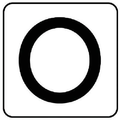 ユニット 配管ステッカー O(小) アルミ 40×40 10枚組 AS.25.15S 1組(10枚) 745-8711（直送品）