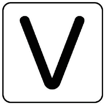 ユニット 配管ステッカー V(極小) アルミ 30×30 10枚組 AS.25.22SS 1組(10枚) 745-9041（直送品）