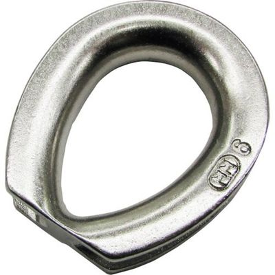 水本機械製作所 水本 ステンレス シンブル 使用ロープ径6mm KSD-6 1個 317-9146（直送品）