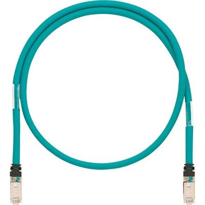 PANDUIT 600V高ノイズシールドSF/UTPケーブル CAT5E 0.3m 黒 ISTPHCH0.3MBL 1セット(10本)（直送品）
