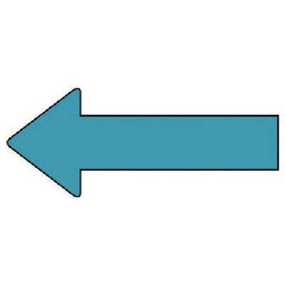 ユニット 配管ステッカー 方向表示 水色(大) 50×130 10枚組 AS.23.11L 1組(10枚) 745-7570（直送品）