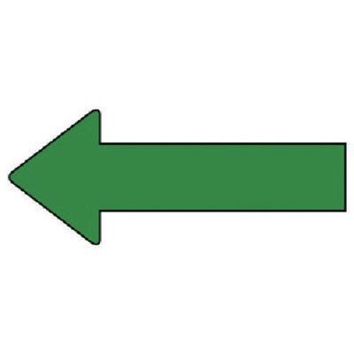 ユニット 配管ステッカー 方向表示 緑(大) 50×130 10枚組 AS.23.12L 1組(10枚) 745-7618（直送品）