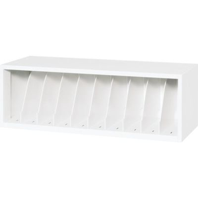 ダイシン工業 DAISHIN カルテ収納庫上置きタイプ ホワイト色 仕切り板9枚付き M935-03KA4W 1台 362-3124（直送品）