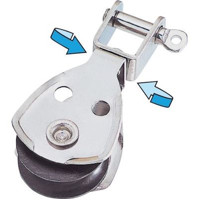 水本機械製作所 水本 プーリーブロックスイベル 車径25mm A-1427 1個 317-1425（直送品）