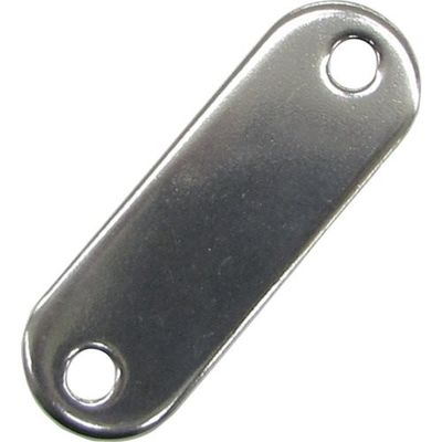 水本機械製作所 水本 ステンレス パッドアイ用裏板 32mm×100mm PDB-9 1個 318-2415（直送品）