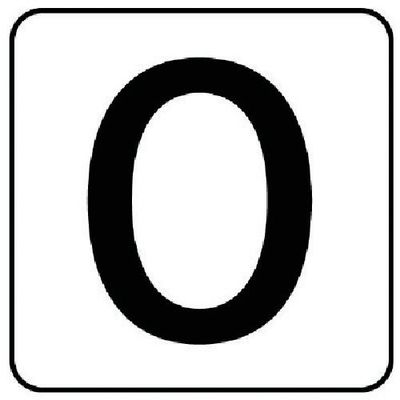 ユニット 配管ステッカー 数字0(大) アルミ 80×80 10枚組 AS.24.0L 1組(10枚) 745-8053（直送品）