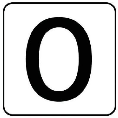 ユニット 配管ステッカー 数字0(中) アルミ 60×60 10枚組 AS.24.0M 1組(10枚) 745-8061（直送品）