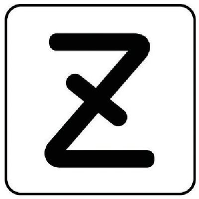 ユニット 配管ステッカー Z(大) アルミ 80×80 10枚組 AS.25.26L 1組(10枚) 745-9173（直送品）