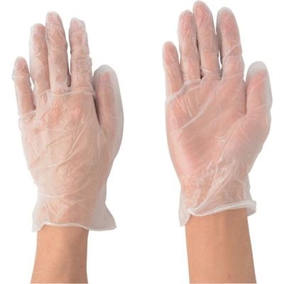 川西工業 川西 ビニール使いきり手袋 100枚入 2027-SS 1セット(2000枚:100枚×20箱) 336-8586（直送品）