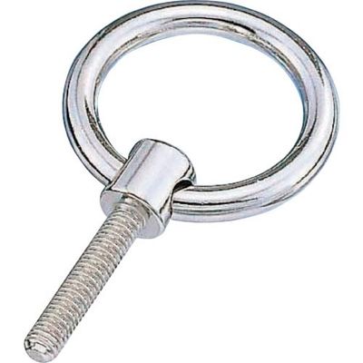 水本機械製作所 水本 つば付リングボルト(ブネジ) 捻径Wー5/16 A-873 1個 317-7593（直送品）