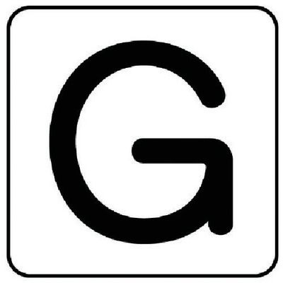 ユニット 配管ステッカー G(大) アルミ 80×80 10枚組 AS.25.7L 1組(10枚) 745-9416（直送品）