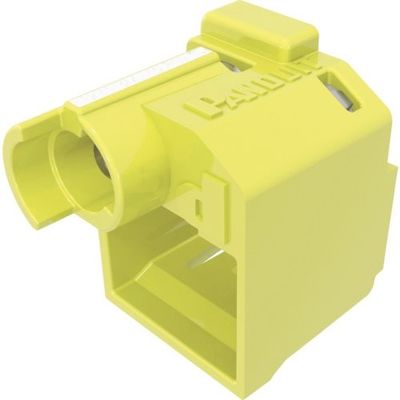 PANDUIT パッチコードロック(LANケーブルロック) 黄 10個入り 専用工具1個付き PSLーDCPLREーYL（直送品）