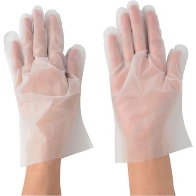 川西工業 川西 ポリエチレン手袋ストレッチ (100枚入) 2017-LL 1セット(4000枚:100枚×40箱) 336-8589（直送品）