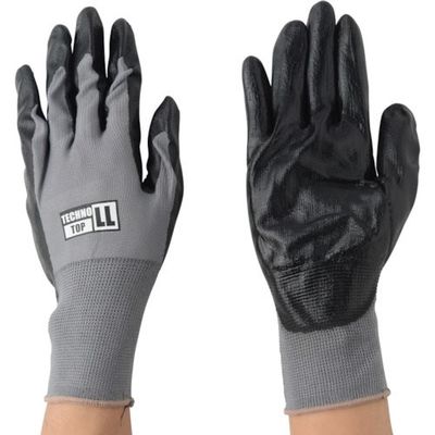 川西工業 川西 テクノトップ ブラック 3P LLサイズ 2987-LL 1セット(15双:3双×5袋) 854-8502（直送品）