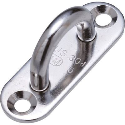 水本機械製作所 水本 アイプレート ステンレス パッドアイ 15mm×45mm A-066 1個 113-6125（直送品）