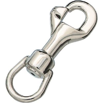 水本機械製作所 水本 ナスカン(ニッケルメッキ) 全長77mm A-1700 1個 316-9834（直送品）