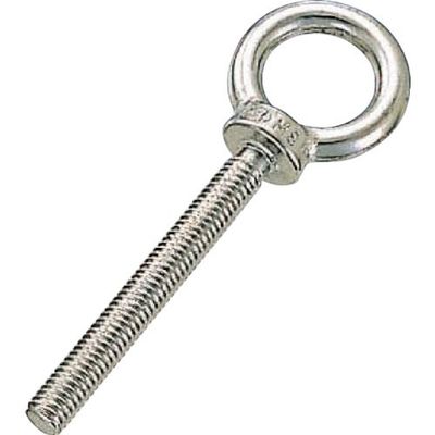 水本機械製作所 水本 ステンレス つば付ロングアイボルト(鋳造製)(ミリネジ) 捻長20mm LT-4M20 1個 317-6074（直送品）