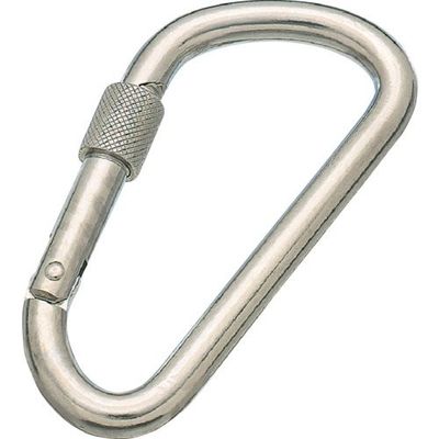 水本機械製作所 水本 カラビナD型(環付) SUS316 A-2640 1個 336-8011（直送品）