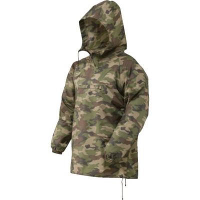 川西工業 川西 カモフラヤッケ グリーン Mサイズ 4300GR-M 1セット(5着) 854-5604（直送品）