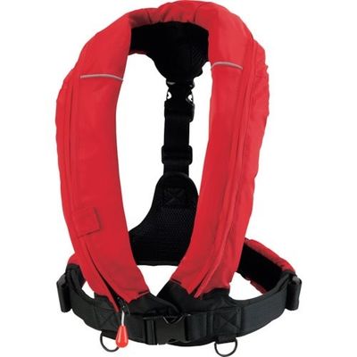 オーシャンライフ 自動膨張式ショルダータイプ 作業用ライフジャケット レッド TYPE A RE-5-RD 1着 377-6533（直送品）