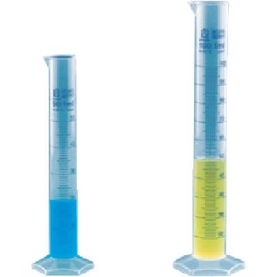 東京硝子器械 TGK メスシリンダー 青目盛 PP 1L 814-22-22-08 1本 184-7536（直送品）