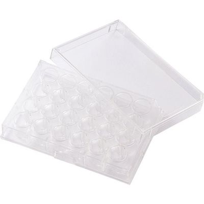 東京硝子器械 TGK マルチディッシュ24平底プレート 60枚 425-28-55-03 1箱(60枚) 185-8942（直送品）