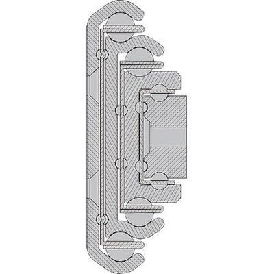 スガツネ工業 (190047776)CBLーRA774Mー1400スライドレール CBL-RA774M-1400 1本 338-1134（直送品）