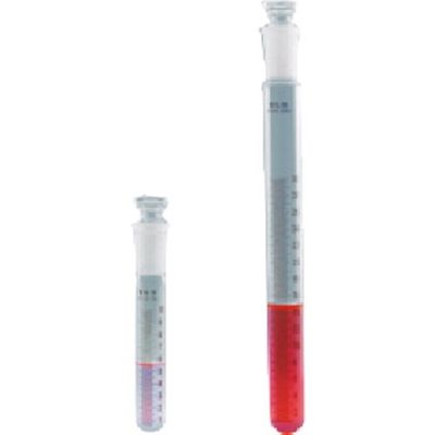 東京硝子器械 TGK 共通共栓試験管 細目盛 20×200 10本 121-03-43-26 1箱(10本) 190-5176（直送品）