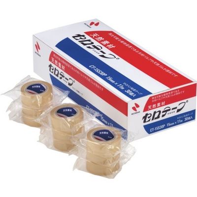 ニチバン セロテープ小巻 30巻パック 15.0X 11.0 CT-15S30P 1セット(300巻:30巻×10箱) 337-9229（直送品）