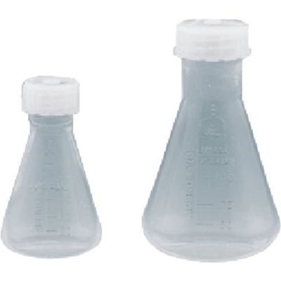 東京硝子器械 TGK ねじ蓋付き三角フラスコ FEP 250mL 656-01-36-03 1個 183-4532（直送品）