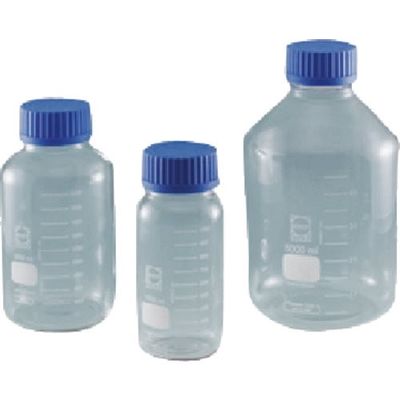 東京硝子器械 TGK ねじ口びん GLS80 青キャップ付 5L 371-05-83-04 1本 184-1981（直送品）