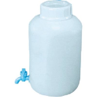 東京硝子器械 TGK 広口下口瓶 活栓付 PE製 3L 358-22-06-04 1本 183-7242（直送品）