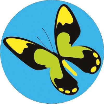 つくし工房 つくし たのし~る[こんちゅう1] とりばねあげは KS-22 1枚 185-2829（直送品）