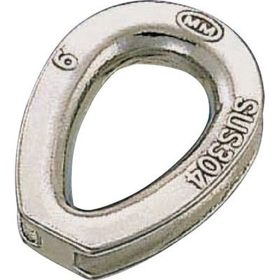 水本機械製作所 水本 シンブル 使用ロープ径4mm A-412 1個 316-3466（直送品）