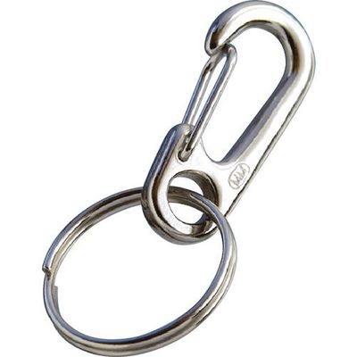 水本機械製作所 水本 フック ステンレス ミニクリップ(二重リンク付) 長さ20mm A-2001 1個 113-6112（直送品）
