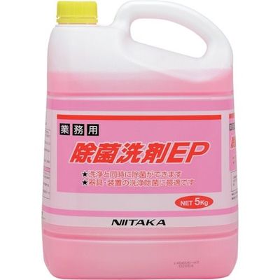 ニイタカ 除菌洗剤EP 5K 231435 1セット(3本) 334-3105（直送品）