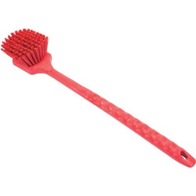 エー・エム・プロダクツ カーライル ロングハンドルブラシ レッド 40501EC05 1袋(1個) 254-2915（直送品）