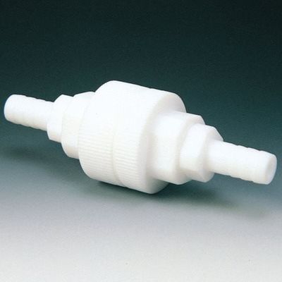 フロンケミカル フッ素樹脂(PTFE) 逆流防止バルブB型 8φ NR1012-002 1個 735-0031（直送品）
