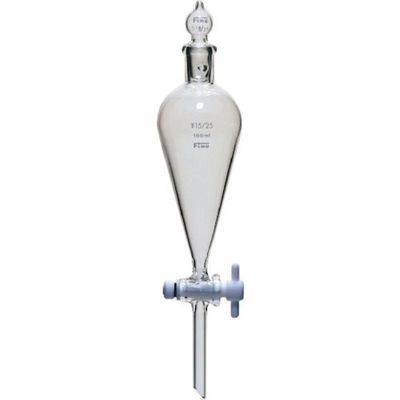 東京硝子器械 TGK 透明摺合スキーブ分液ロート球栓200mL19/38 079-13-71-03 1個 189-8661（直送品）