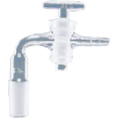 東京硝子器械 TGK 共通連結管 曲管90°コック付19/38 371-13-25-06 1個 184-9842（直送品）