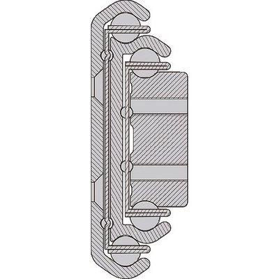 スガツネ工業 (190025349)CBLーRA9ー1500スライドレール CBL-RA9-1500 1本 157-3911（直送品）