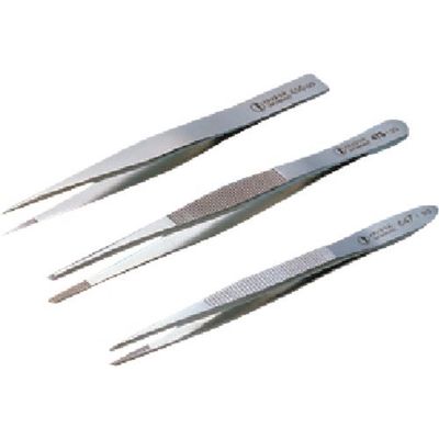 東京硝子器械 TGK ピンセット クロームスチール製 647 990-25-23-03 1本 185-4090（直送品）