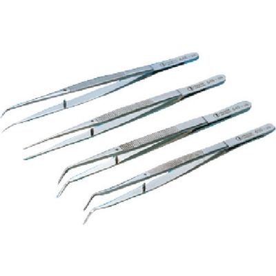 東京硝子器械 TGK ピンセット クロームスチール製 646 990-25-23-04 1本 185-2416（直送品）