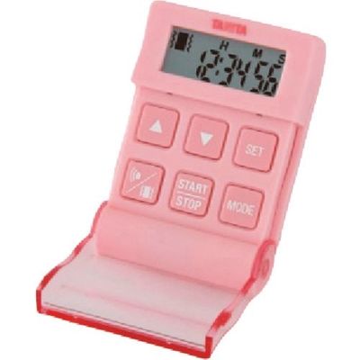 東京硝子器械 TGK タイマー24時間計クイック TDー370NーPK 桃 525-55-43-77 1個 183-4280（直送品）