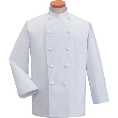 サーヴォ TKG サンペックスイスト サマーコックコート・長袖KDー418 S (ホワイト) SKT5201 1個 193-1679（直送品）