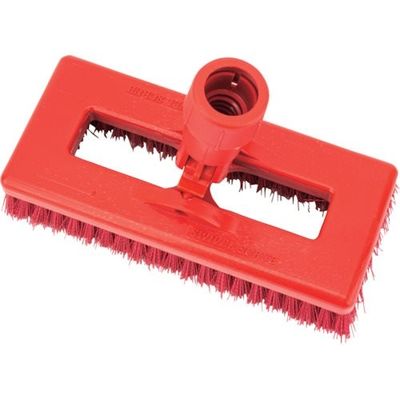 エー・エム・プロダクツ カーライル スウィベルデッキブラシ レッド 3638831EC05 1袋(1個) 274-7009（直送品）