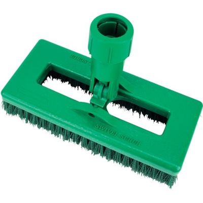 エー・エム・プロダクツ カーライル スウィベルデッキブラシ グリーン 3638831EC09 1袋(1個) 274-7012（直送品）